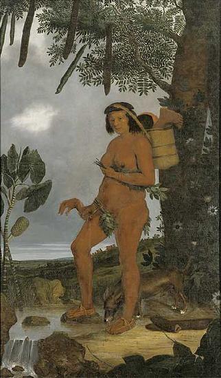 Tapuia woman, Albert Eckhout